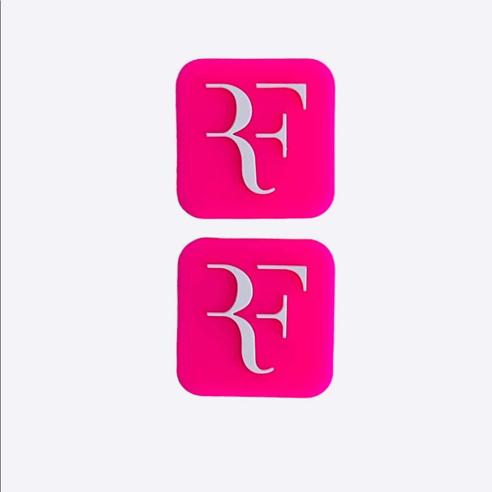 Roger Tennis Vibration Dampener Pink & White. Set of 2 New